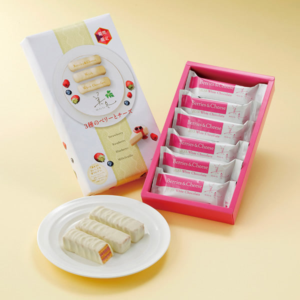 石屋製菓 美冬 3種莓果與乳酪 6個入
