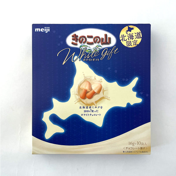 明治meiji 北海道限定 蘑菇巧克力餅乾(盒裝/16g×10袋)