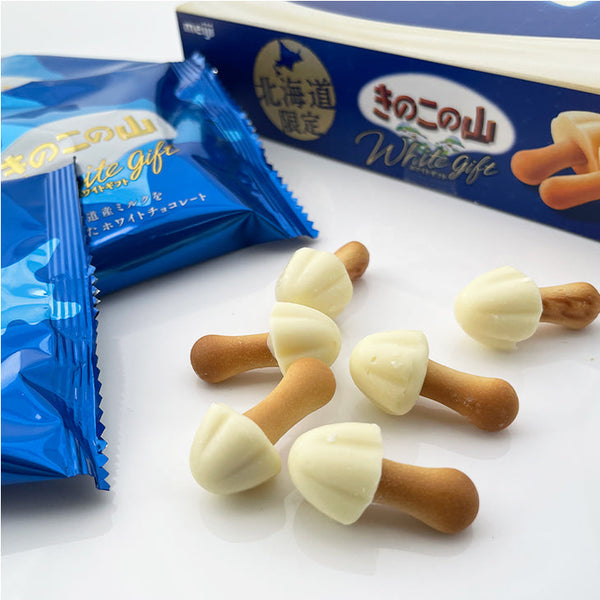 【COOL EMS】明治meiji 北海道限定 蘑菇巧克力餅乾(盒裝/16g×10袋)